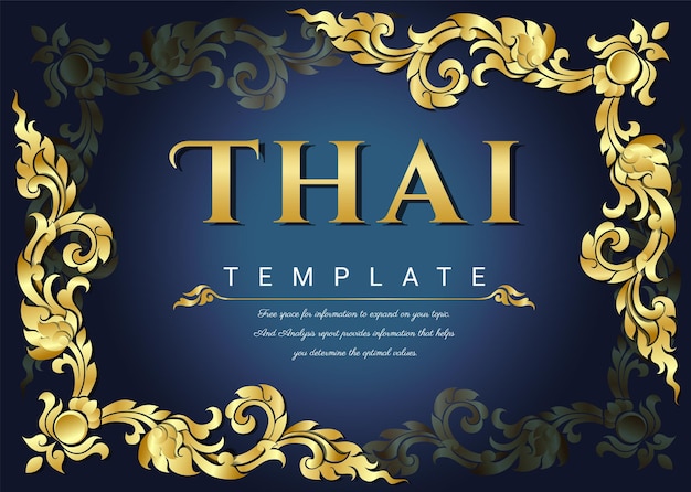 Thai traditional background