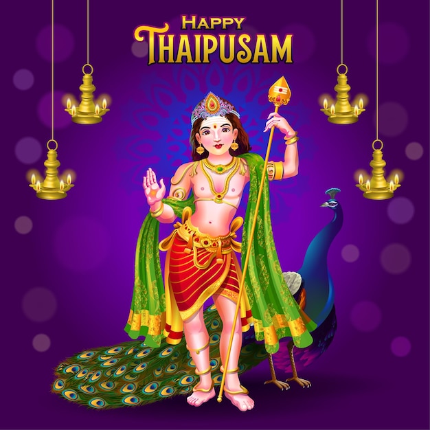 Thaipusam Groeten met Tamil God