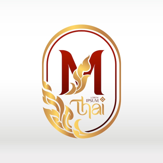 Thais logo met de titel 'm thai'