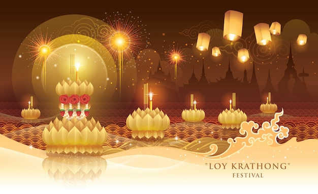Thais Loy Krathong-festival