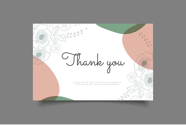 Grazie alla carta template design