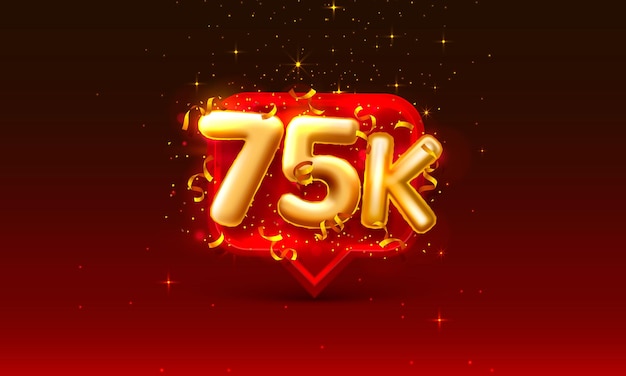 Thank you followers peoples, 75k online social group