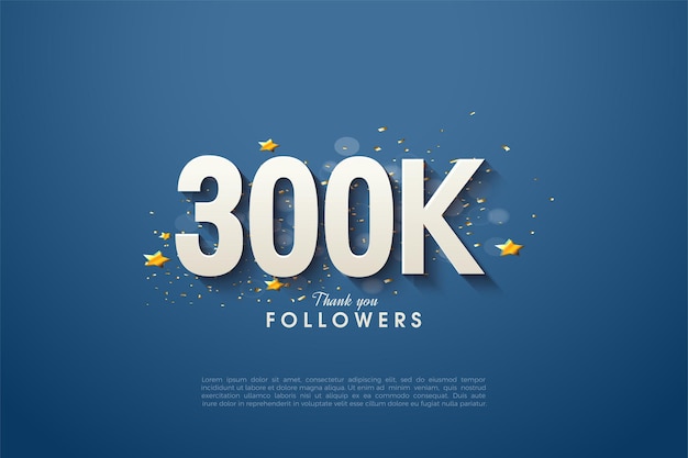 Thank you so much 300k followers with luxury figure illustrations.