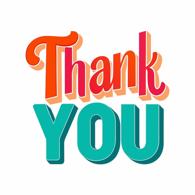 Thank You text vector 27