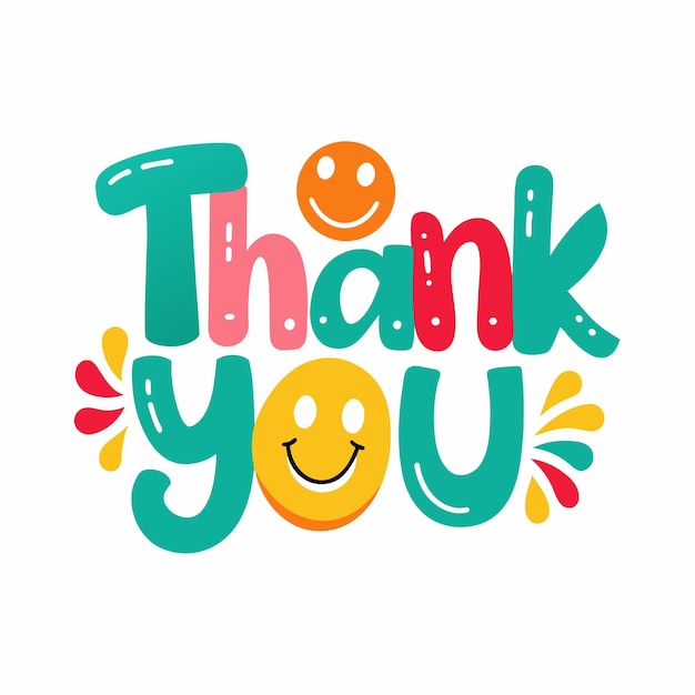 Thank You text vector 30