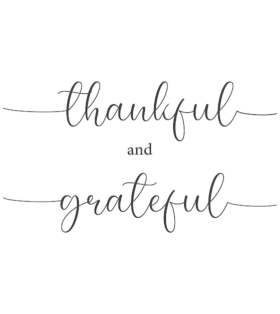 ベクトル 感謝と感謝の感謝祭の引用ベクトル図