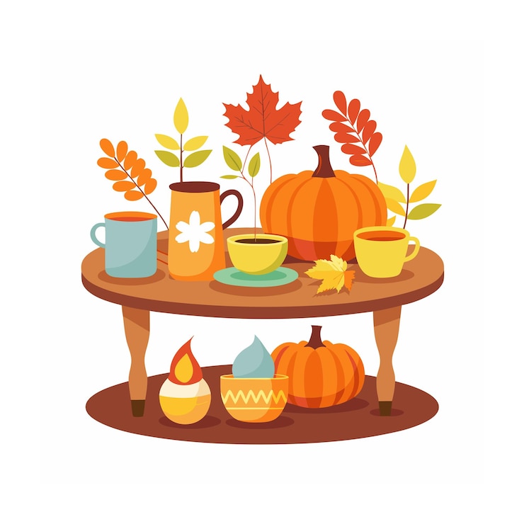 Vector thanks giving day concept illustration