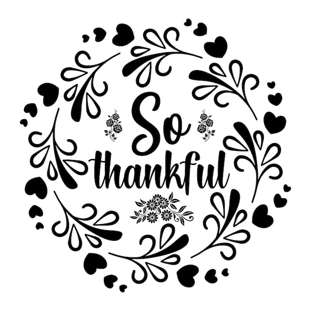 Thanks Giving Day SVG Design