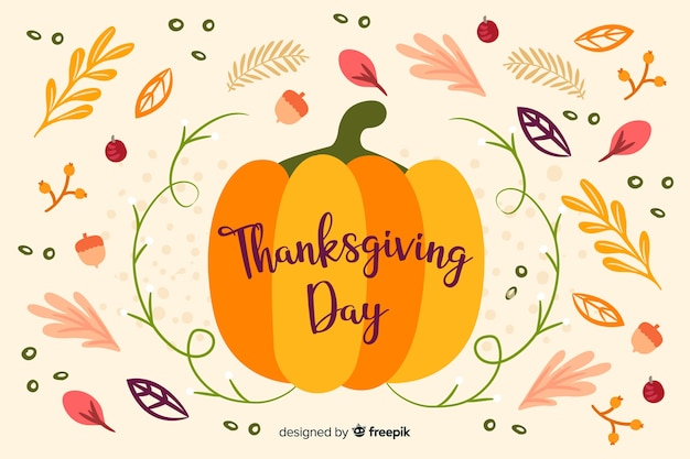 Vector thanksgiving background concept design