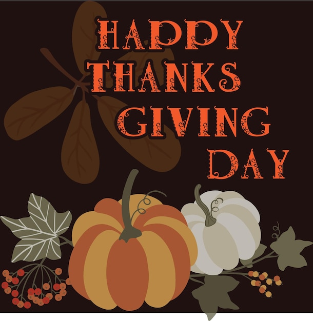 Thanksgiving background design