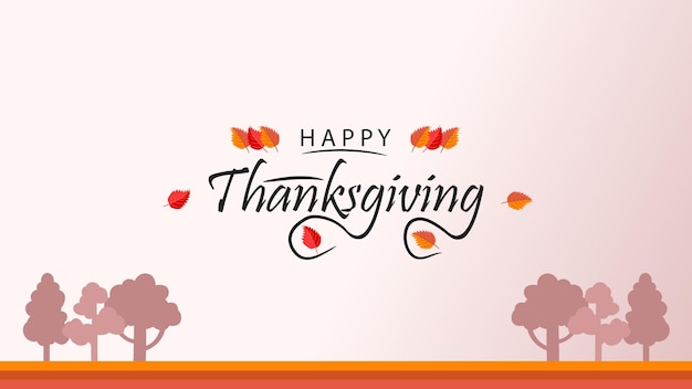 Thanksgiving background with copy space area suitable to use on happy thanksgiving event