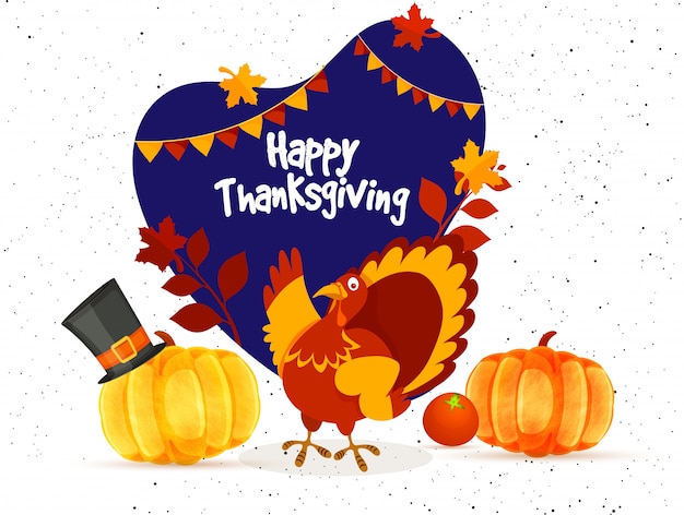 Vector thanksgiving celebration background.