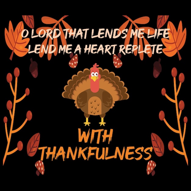 Vector thanksgiving day t-shirt design 2022