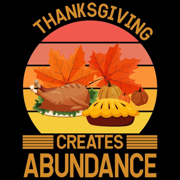 Vector thanksgiving day t-shirt design 2022