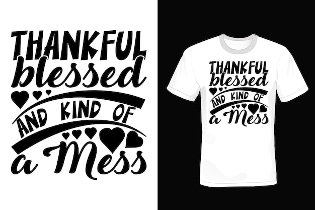 Thanksgiving Day T-shirtontwerp, typografie, vintage