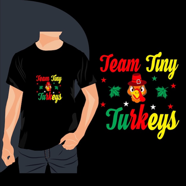 Thanksgiving day typografie t-shirtontwerp