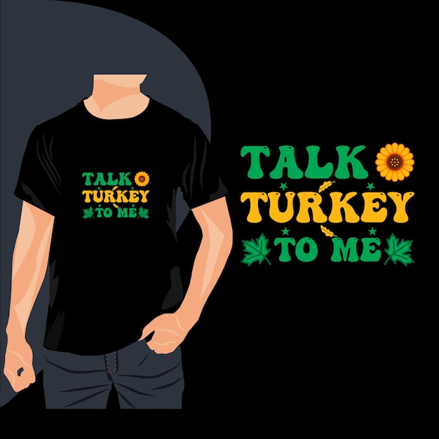 Vector thanksgiving day typografie t-shirtontwerp