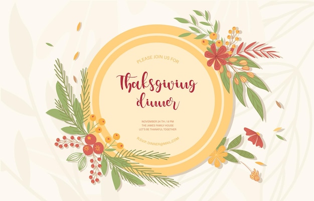 Thanksgiving-dinerconcept