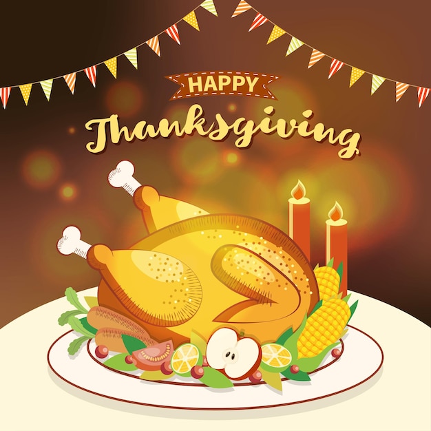 Thanksgiving en Turkije-diner