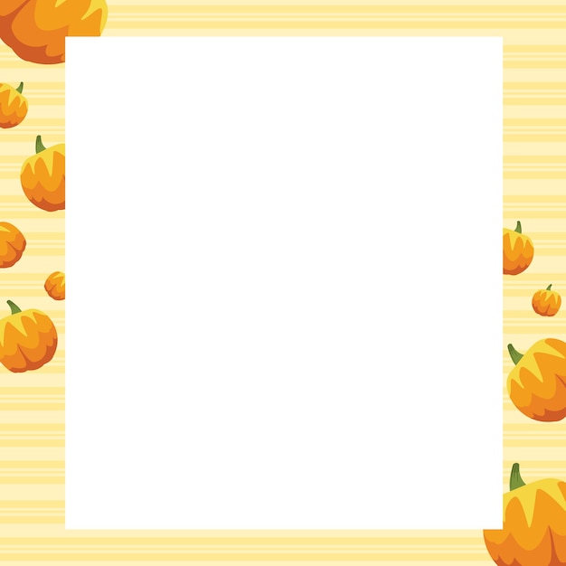 Thanksgiving frame met pompoenen