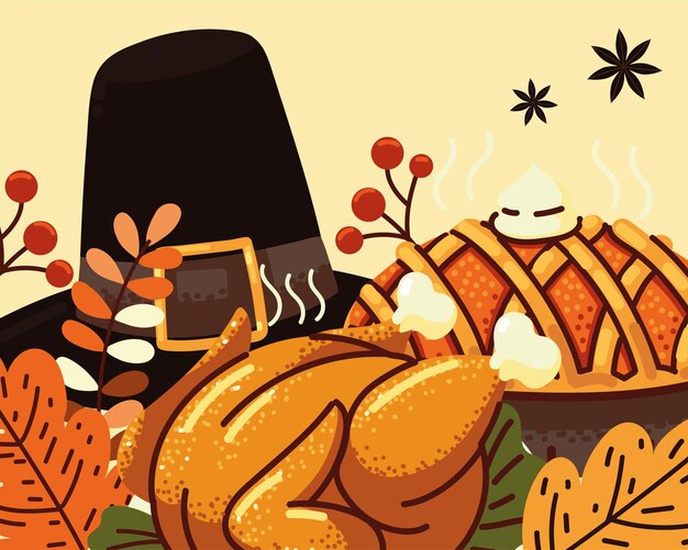 Thanksgiving gelukkig seizoen