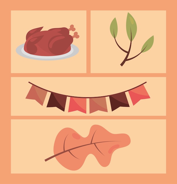 Thanksgiving icon collection