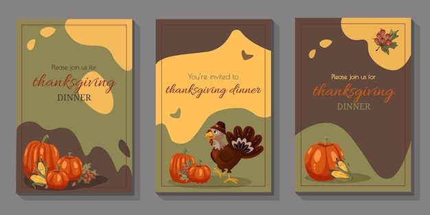 Thanksgiving invitation cards