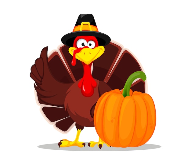 Thanksgiving kalkoen. Happy Thanksgiving Day