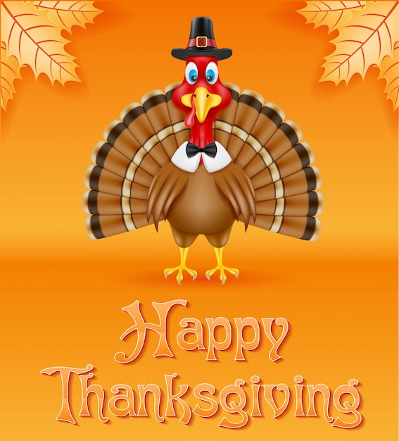 Thanksgiving kalkoen vogel vector illustratie