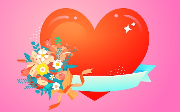 Thanksgiving liefde illustratie valentijnsdag verrassingscadeau poster