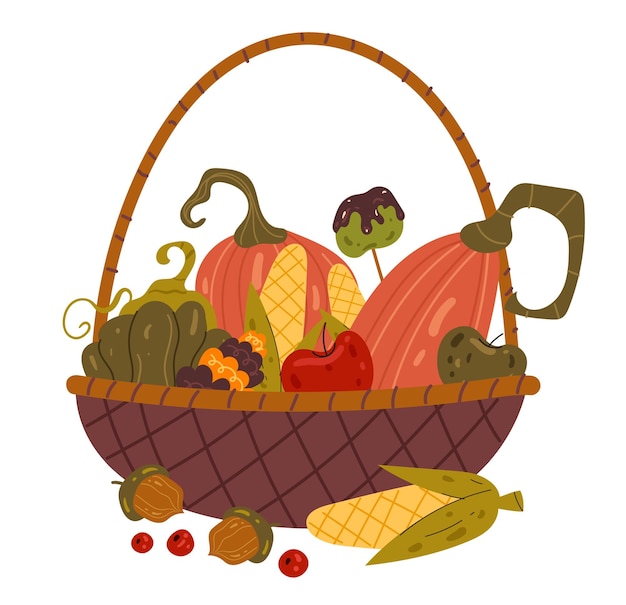 Thanksgiving mand geïsoleerd op een witte achtergrond concept grafisch ontwerp element illustratie