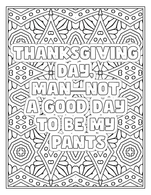 Thanksgiving quotes coloring pages for coloring book