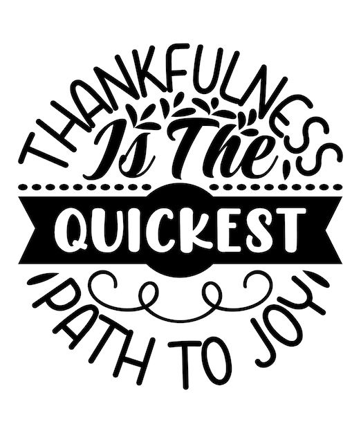 Thanksgiving SVG T-shirt Design