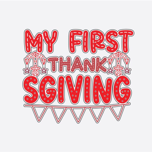 Vector thanksgiving svg tshirt design