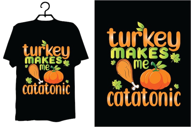 Thanksgiving t shirt design vector