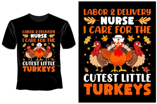 Vector thanksgiving t shirt design