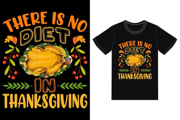 Vector thanksgiving t-shirt design