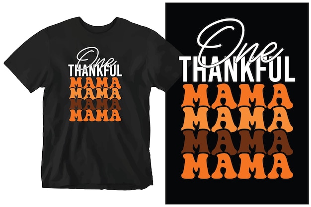 Thanksgiving t-shirt ontwerp. Thanksgiving vector