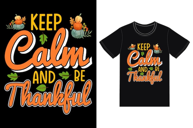 Vector thanksgiving t-shirt ontwerp