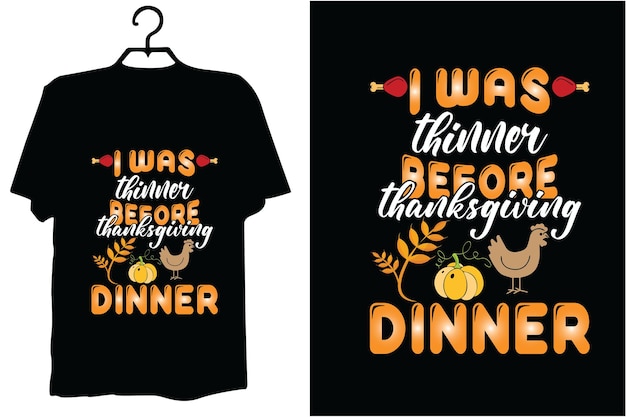 Thanksgiving t-shirt ontwerp