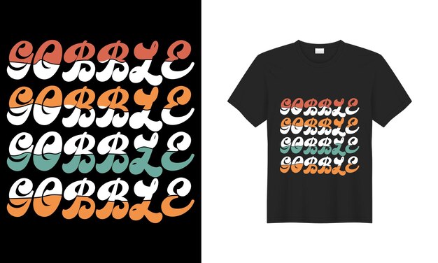 Thanksgiving t-shirt vector typografie t-shirt ontwerp