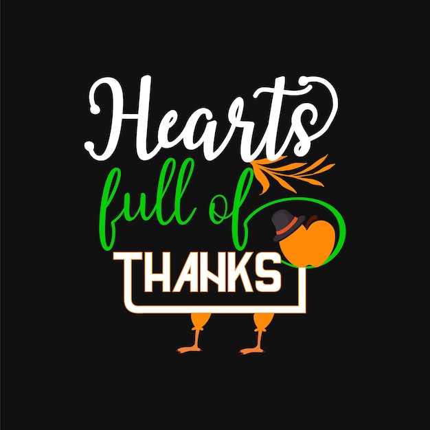 Thanksgiving t-shirtontwerp, citaten, belettering en vectorontwerp