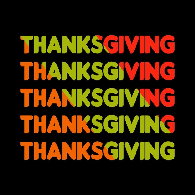 Vector thanksgiving t-shirtontwerp