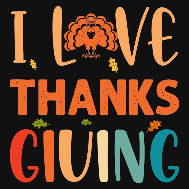 Thanksgiving tshirt design