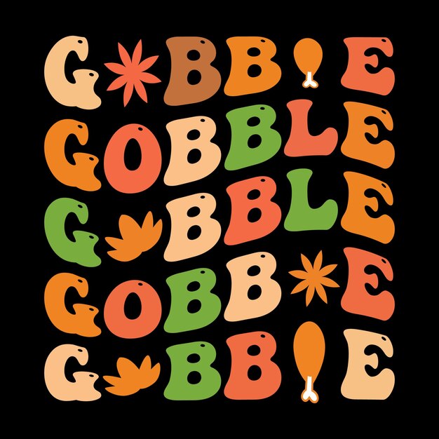 Thanksgiving tshirt design