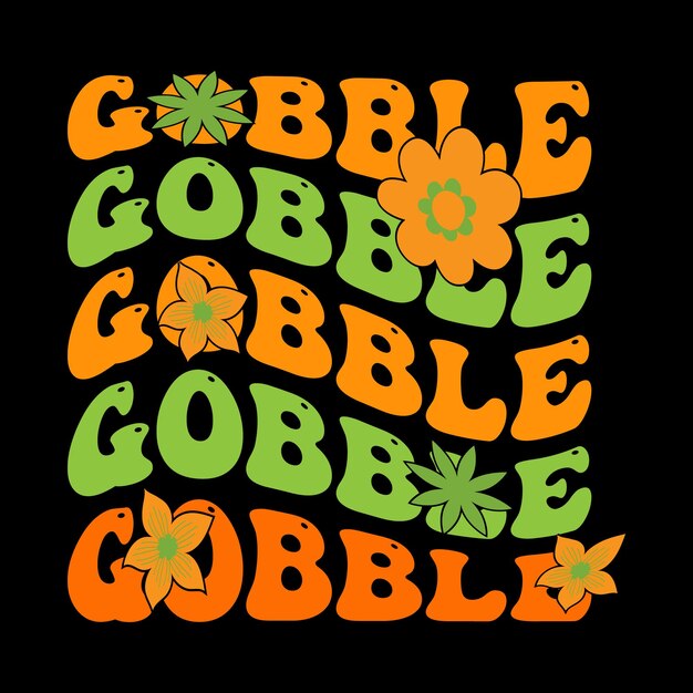 Thanksgiving tshirt design