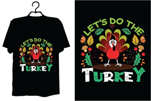 Дизайн футболки на День Благодарения