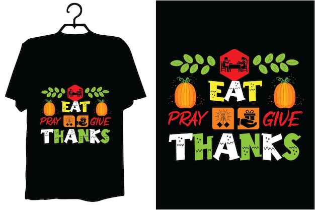 Thanksgiving TShirt Design