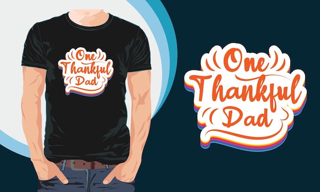 Vector thanksgiving typografie t-shirtontwerp