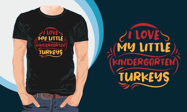 Thanksgiving typografie t-shirtontwerp